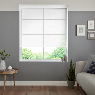 Product photograph of Berger Snow Roller Blind from Choice Furniture Superstore