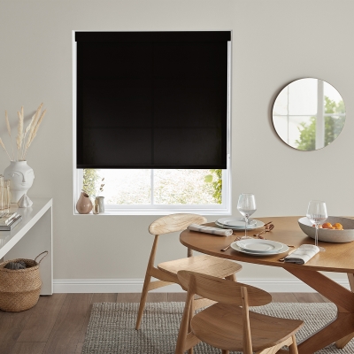 Product photograph of Boho Black Roller Blind from Choice Furniture Superstore