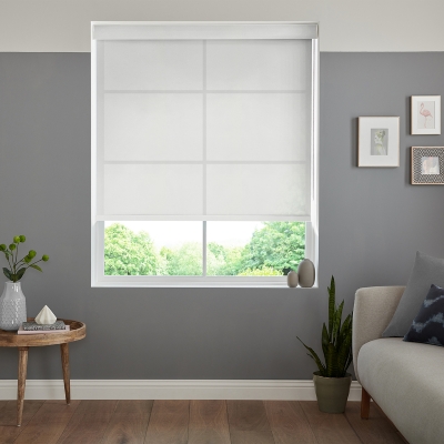Product photograph of Boho Snow Roller Blind from Choice Furniture Superstore