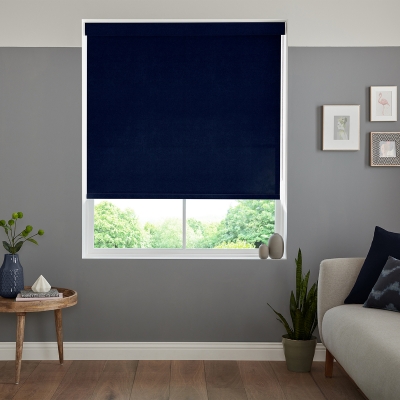 Product photograph of Ceres Navy Roller Blind from Choice Furniture Superstore