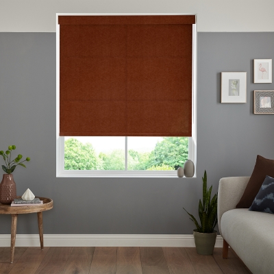 Product photograph of Ceres Terracotta Roller Blind from Choice Furniture Superstore