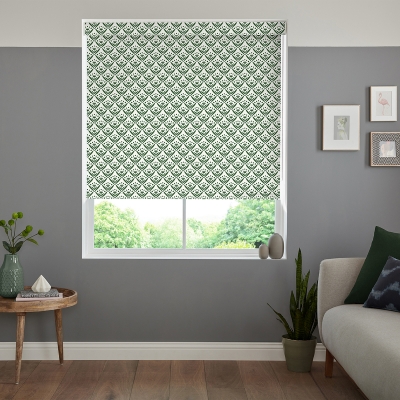 Product photograph of Cinna Emerald Roller Blind from Choice Furniture Superstore