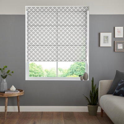 Product photograph of Cinna Slate Roller Blind from Choice Furniture Superstore