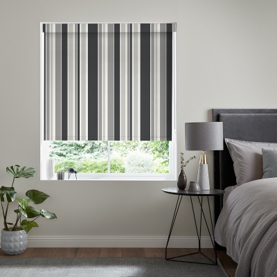 Product photograph of Ely Charcoal Roller Blind from Choice Furniture Superstore