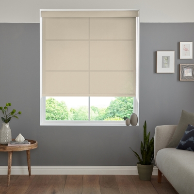 Product photograph of Hermoso Taupe Roller Blind from Choice Furniture Superstore