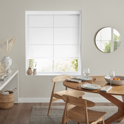 Product photograph of Hermoso White Roller Blind from Choice Furniture Superstore