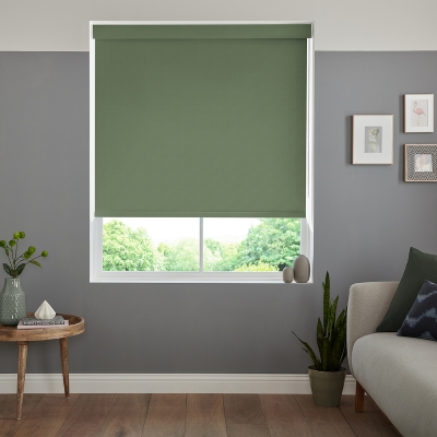 Product photograph of Miranda Eucalyptus Roller Blind from Choice Furniture Superstore