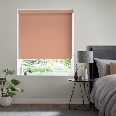 Product photograph of Miranda Peach Roller Blind from Choice Furniture Superstore