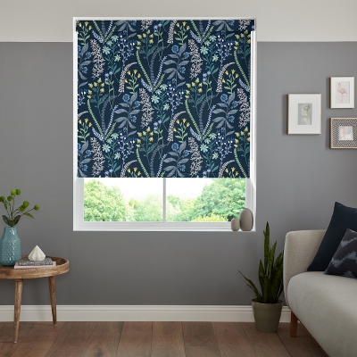 Product photograph of Oxford Midnight Roller Blind from Choice Furniture Superstore