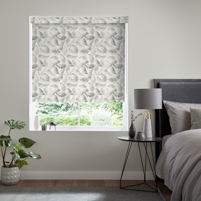 Product photograph of Pernille Grey Roller Blind from Choice Furniture Superstore