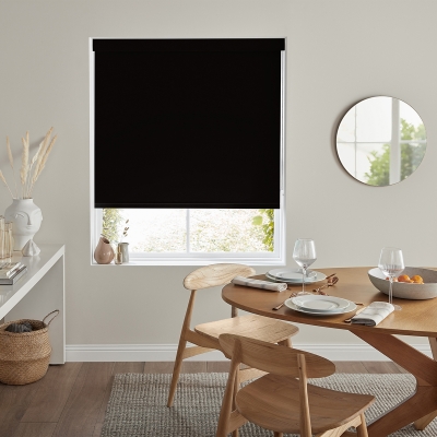 Product photograph of Renard Black Roller Blind from Choice Furniture Superstore