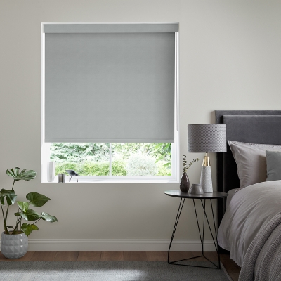 Product photograph of Renard Light Grey Roller Blind from Choice Furniture Superstore