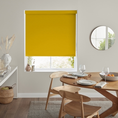 Product photograph of Renard Ochre Roller Blind from Choice Furniture Superstore