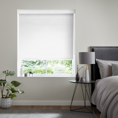 Product photograph of Renard White Roller Blind from Choice Furniture Superstore