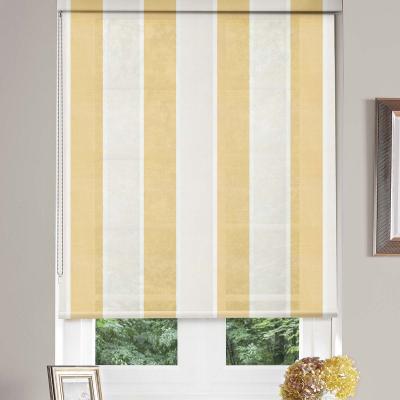 Product photograph of Linear Mustard Roller Blind from Choice Furniture Superstore