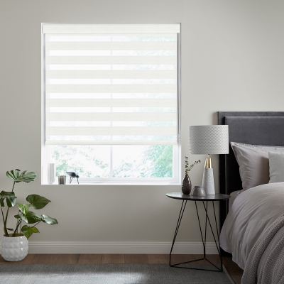 Product photograph of Milan Pearl Fifty50 Blinds from Choice Furniture Superstore