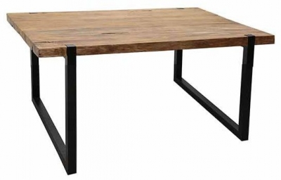 Product photograph of Bogart Reclaimed Wood Teak Top Coffee Table from Choice Furniture Superstore