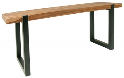 Product photograph of Bogart Reclaimed Wood Teak Top Dining Bench Set Of 2 from Choice Furniture Superstore