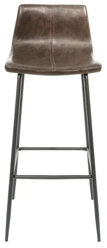Clearance - Bermuda Chestnut Vegan Leather Barstool (Sold in Pairs) - FSS14758/90