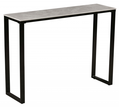 Product photograph of Canterbury Grey Ceramic Top Console Table from Choice Furniture Superstore