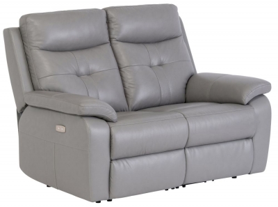 Product photograph of Monica Leather 2 Seater Electric Recliner Sofa from Choice Furniture Superstore