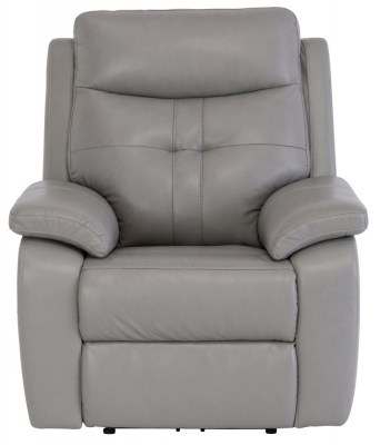 Product photograph of Monica Leather Electric Recliner Armchair from Choice Furniture Superstore