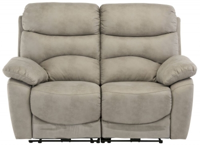 Product photograph of Simi Natural Fabric 2 Seater Electric Recliner Sofa from Choice Furniture Superstore