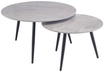 Product photograph of Carlsbad Round Coffee Table Set Of 2 from Choice Furniture Superstore