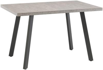 Athens Rhine Light Grey Top 4 Seater Extending Dining Table