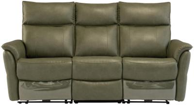 Cerano Vintage Green 3 Seater Electric Recliner Sofa