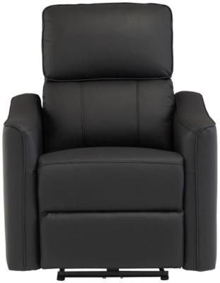 Claudia Black Leather Electric Recliner Armchair