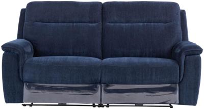 Havana Blue Fabric 3 Seater Electric Recliner Sofa