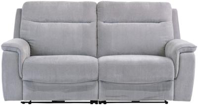 Product photograph of Havana Silver Grey Fabric 3 Seater Electric Recliner Sofa from Choice Furniture Superstore