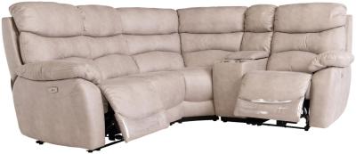 Layla Natural Fabric Corner Recliner Sofa