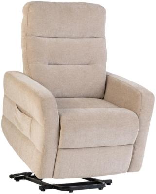 Madison Mink Fabric Tilt And Rise Recliner Armchair