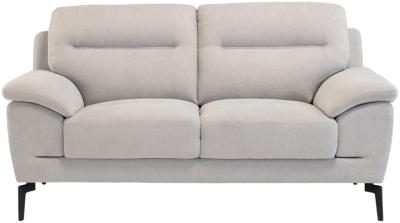 Product photograph of Mia Light Grey Fabric 2 Seater Sofa from Choice Furniture Superstore