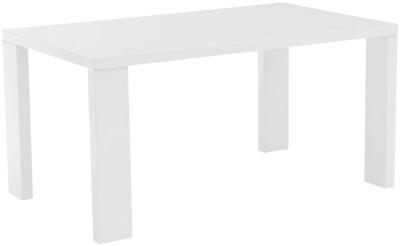 Soho White Rectangular 6 Seater Dining Table