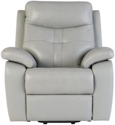 Sophia Grey Leather Electric Lift And Tilt Recliner Armchair