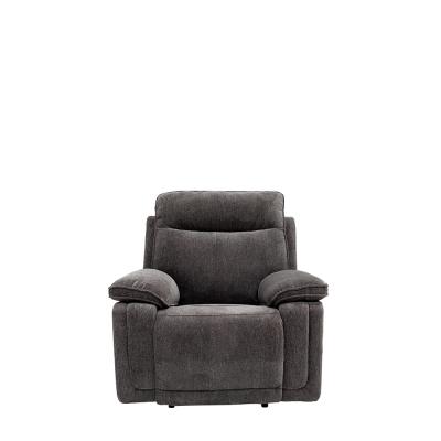 Cadenza Charcoal Fabric Electric Recliner Armchair