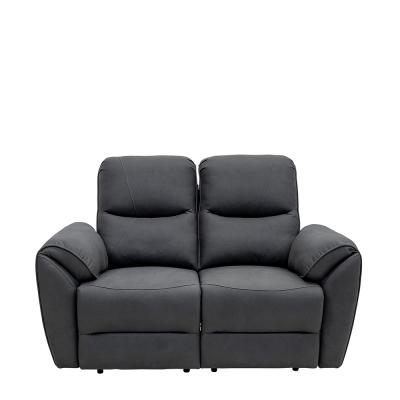Gianni Charcoal Fabric 2 Seater Electric Recliner Sofa