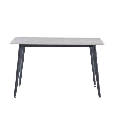 Ivy Rebecca Grey Sintered Stone 4 Seater Dining Table 130cm