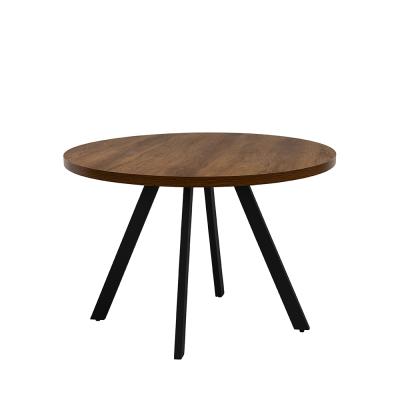 Panama Dark Oak 4 Seater Round Dining Table 110cm