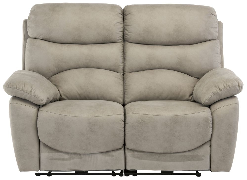 Simi Natural Fabric 2 Seater Electric Recliner Sofa