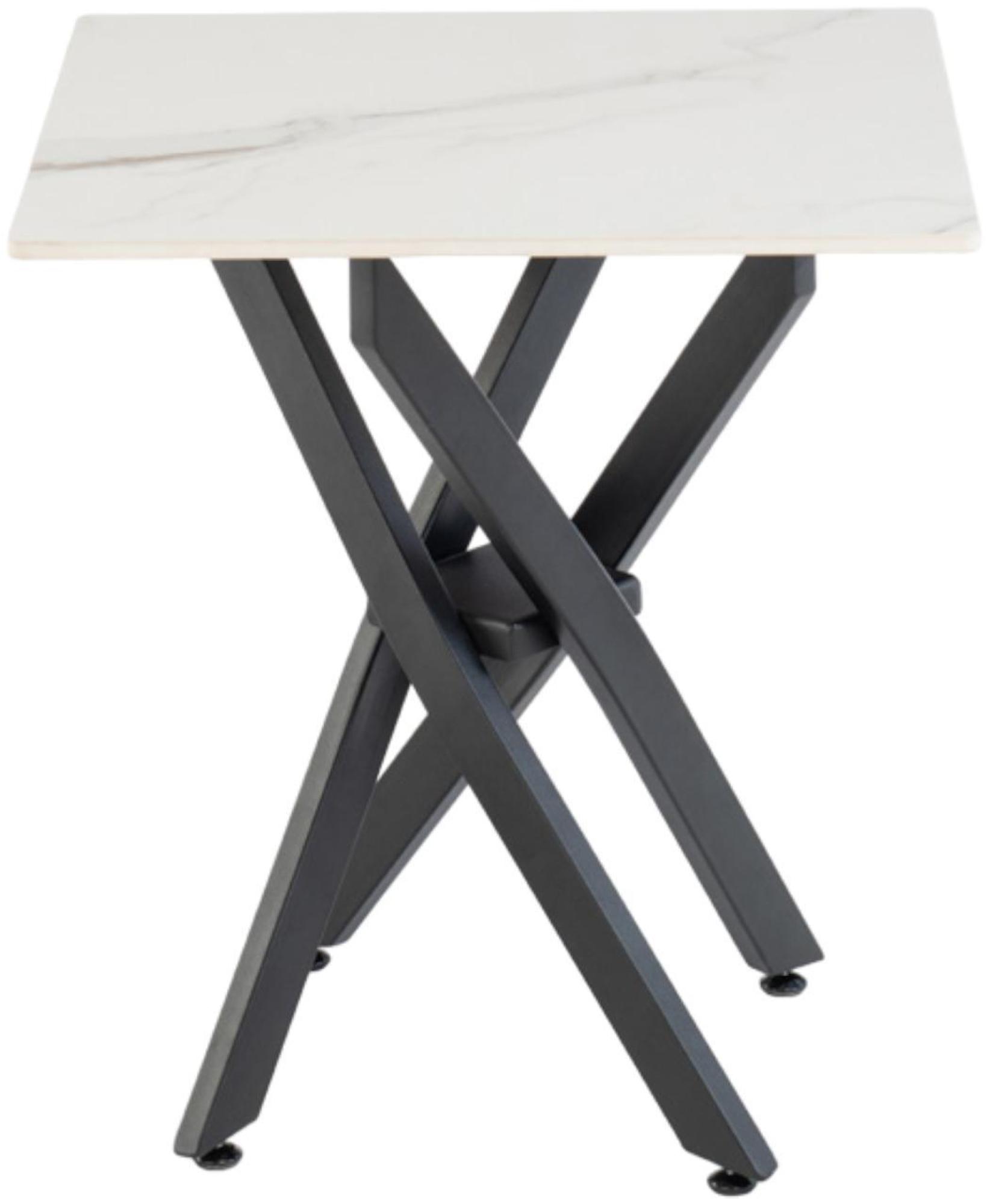 Arzano Kass Gold Sintered Stone End Table