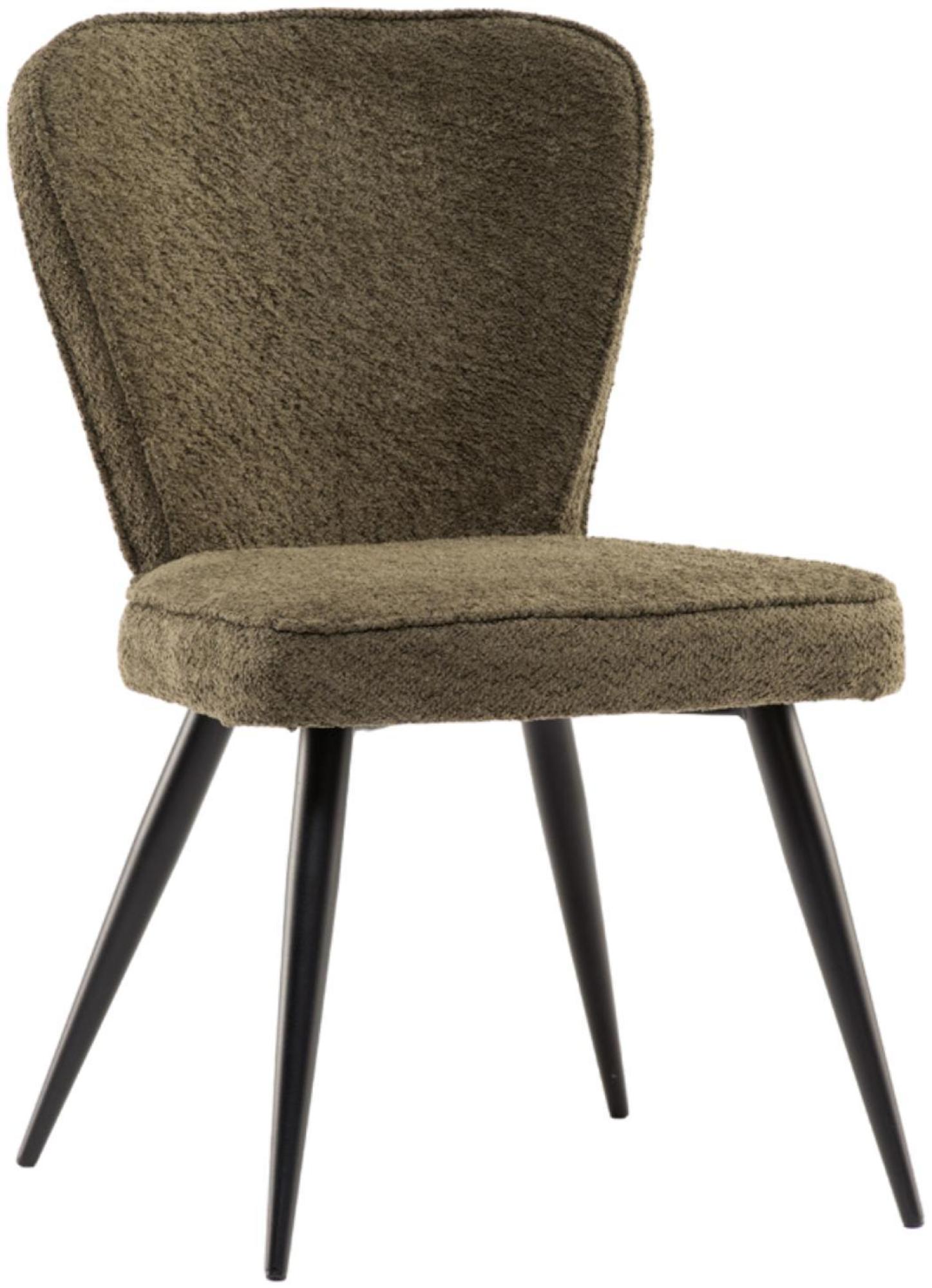 Flavia Olive Fabric Dining Chair (Sold in Pairs)