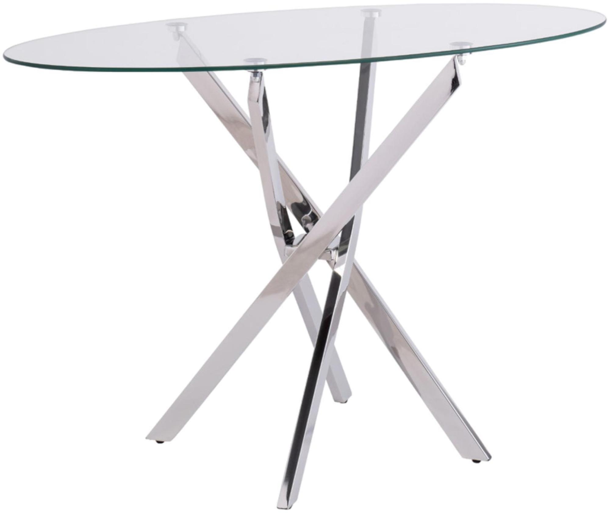 Marlow Clear Glass Console Table