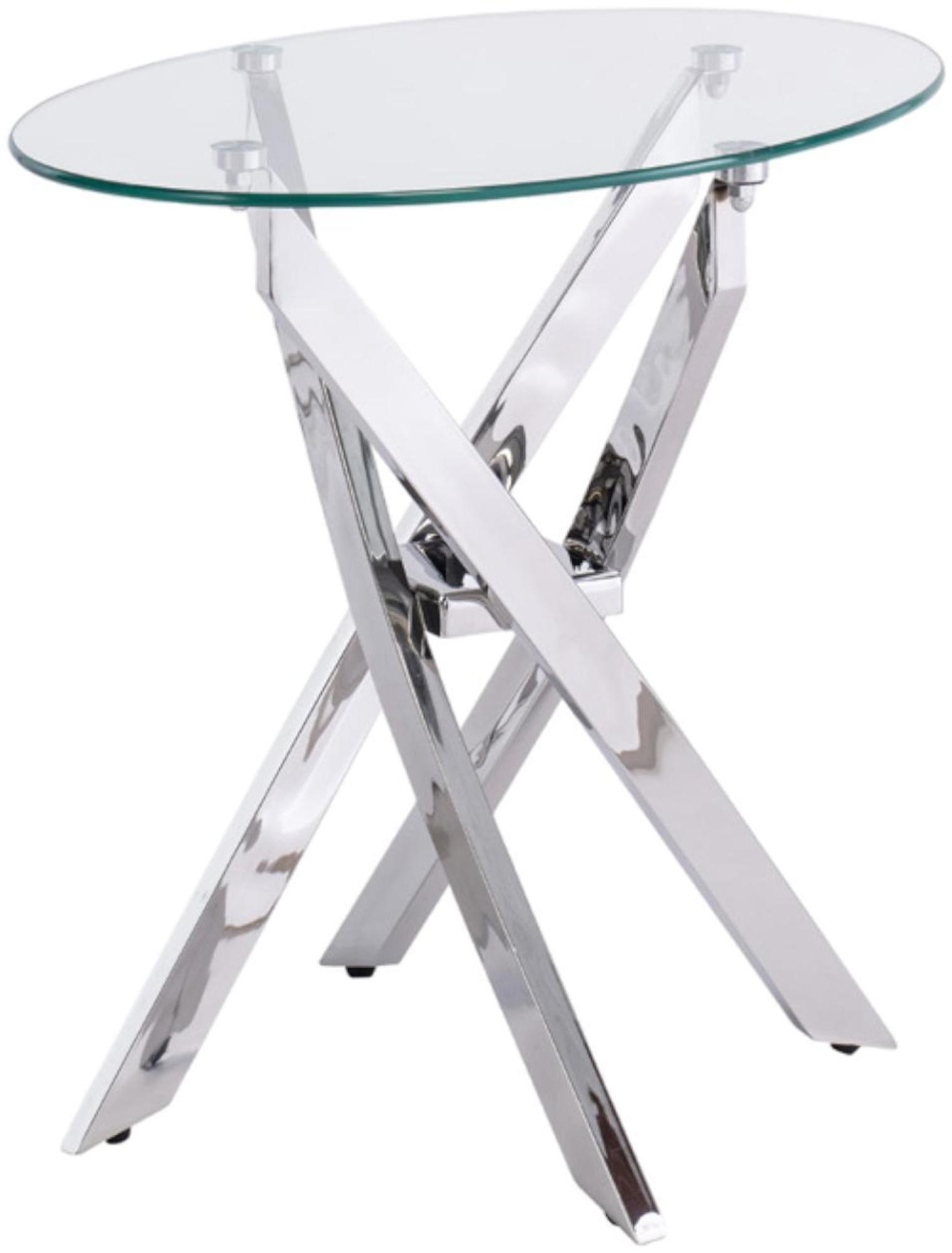 Marlow Clear Glass End Table