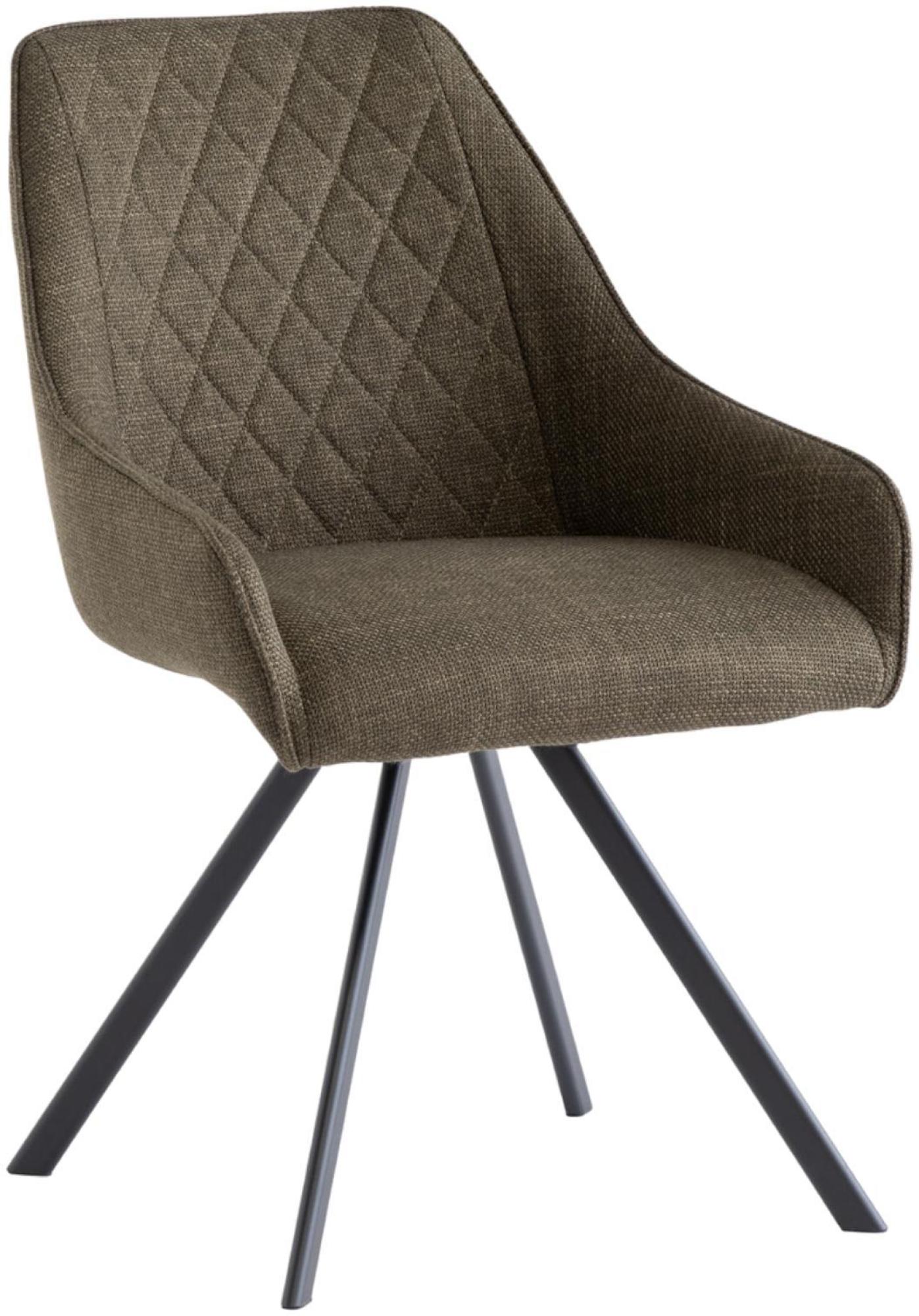 Valencia Olive Fabric Swivel Dining Chair (Sold in Pairs)