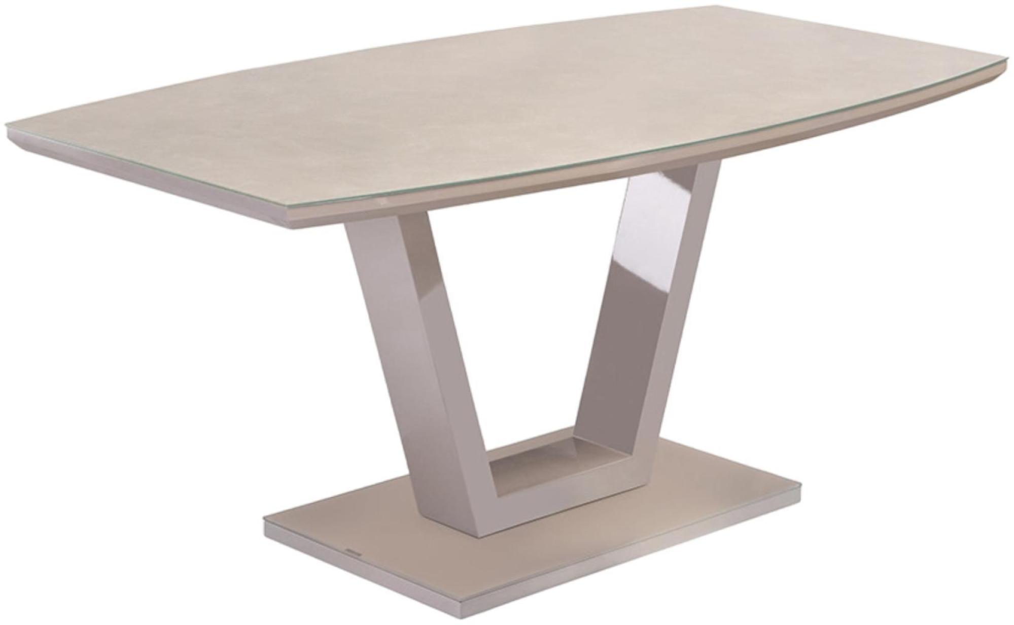 Venice Latte Marble 6 Seater Dining Table