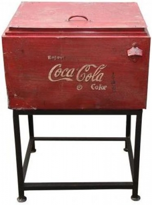 Coca Cola Cooler Box on Stand